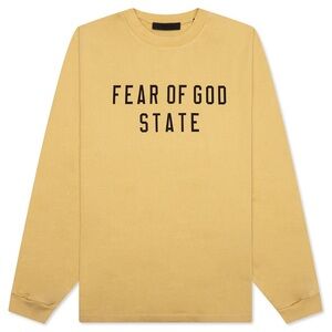 FEAR OF GOD ESSENTIALS
HEAVY L/S TEE - AMBER size large